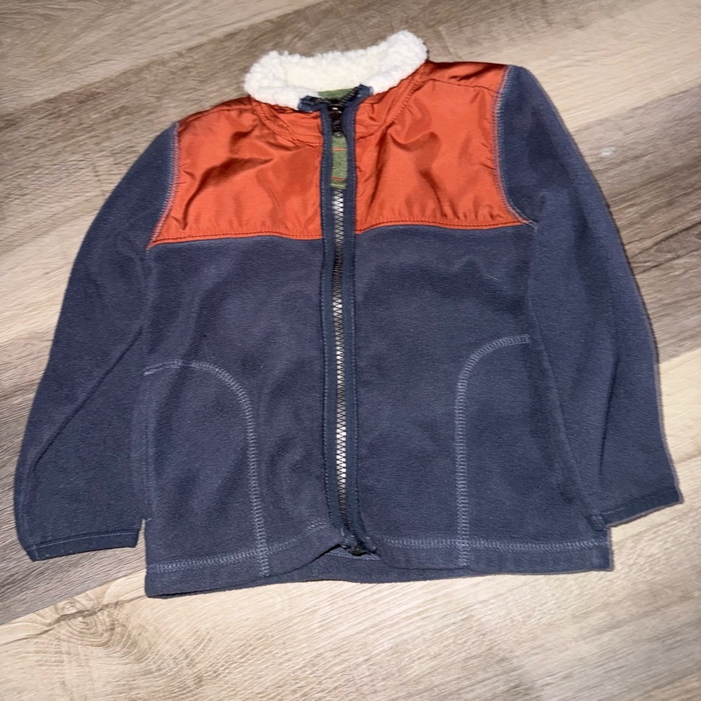 Carter's Orange and Gray Kids Puffer Jacket